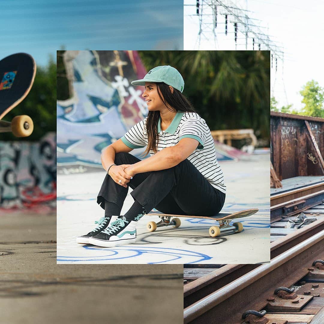 Vans Skateさんのインスタグラム写真 - (Vans SkateInstagram)「Shine bright like the Sunshine State in the all new @Fabiana_Delfino Collection. The DURACAP reinforced Fabiana Sk8-Hi Pro & Signature Apparel collection is available now at all Vans authorized retailers. Visit vans.com/skate to learn more. 📷: @Matt_Roy」11月12日 4時00分 - vansskate