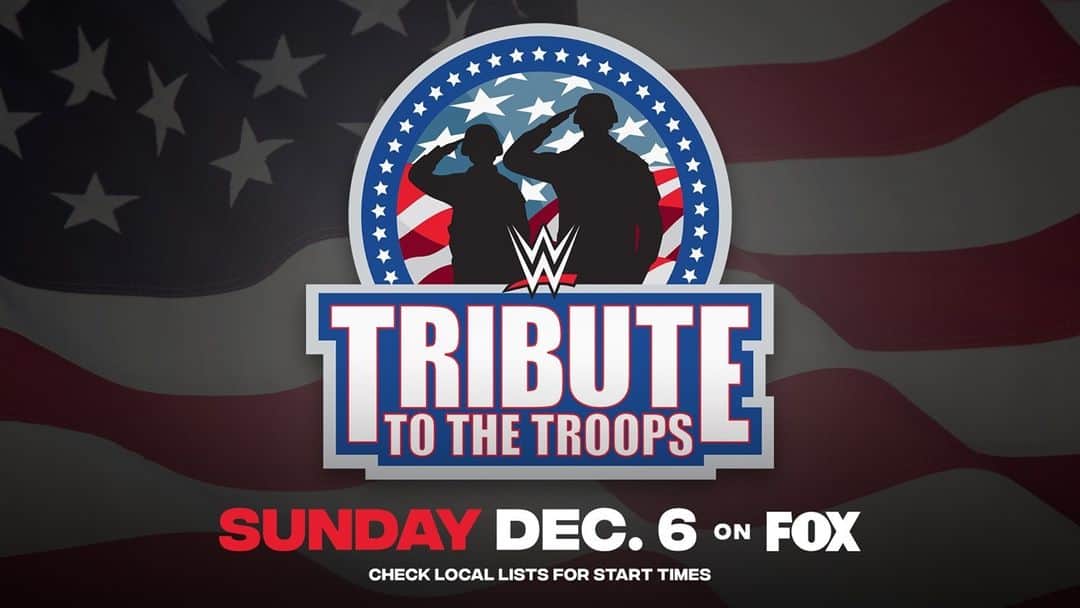WWEさんのインスタグラム写真 - (WWEInstagram)「Don't miss the 18th annual Tribute to the Troops, airing on @foxtv on Sunday, Dec. 6. #WWETroops」11月12日 5時00分 - wwe