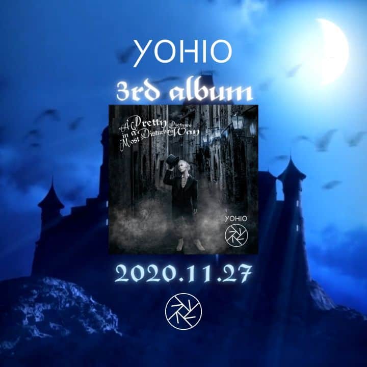 YOHIOのインスタグラム：「YOHIO 3rd Album⁣ 「A Pretty Picture in a Most Disturbing Way」⁣ ⁣ 2020.11.27 DIGITAL RELEASE!!⁣ ⁣ This is my first full-length original album since 2014.⁣ 6 years... Sorry for the wait.⁣ ⁣ I hope you are as excited as I am!⁣ ⁣ After two years of working on this album, releasing singles and music videos, I finally get to release the complete finished product.⁣ ⁣ I can't stress enough how good this feels. Since it's my first album in 6 years, it's a special feeling. ⁣ ⁣ This is the kind of album I've been wanting to create for a long time. Completely free to do it exactly the way I want it, without any kind of pressure from third party sources. ⁣ ⁣ Here's what I said in my press release: ⁣ ⁣ "When I started composing and writing this album two years ago, I did so with a newfound passion for music.⁣ I wanted to do something new, experimenting with modern beats and influences from classical music, mid 2000s alternative rock, cabaret, and circus. ⁣ ⁣ The result became something of a neo-classical pop album, which is something I've been wanting to do for a long time. ⁣ ⁣ Lyrically, you could say that there is a coherent story being told throughout the songs, even though it may not seem so at first glance.⁣ ⁣ The thematics surround a lot of loneliness and longing, but also some kind of encouragement to think critically, and for yourself, in the very polarised environment of today's society. I think all of this becomes very relevant to what has been going on the past year, even though I wrote most of the lyrics before the genesis of the pandemic.⁣ ⁣ All in all, I am very happy with the result, and I hope that this album will make people feel, think, and come to the understanding that they are not alone, whatever they are going through."⁣ ⁣ I leave you with those words, and I hope that you're looking forward to the release! 🙏⁣ ⁣ Light & Love,⁣ YOHIO ❤⁣ ⁣ ⁣ --------⁣ ⁣ #YOHIO #YOHIO2020 #visualpop #newalbum #APPIAMDW #aestheticpop #KEIOS2020 #KEIOSENTERTAINMENT #KEIOSFamily ⁣」