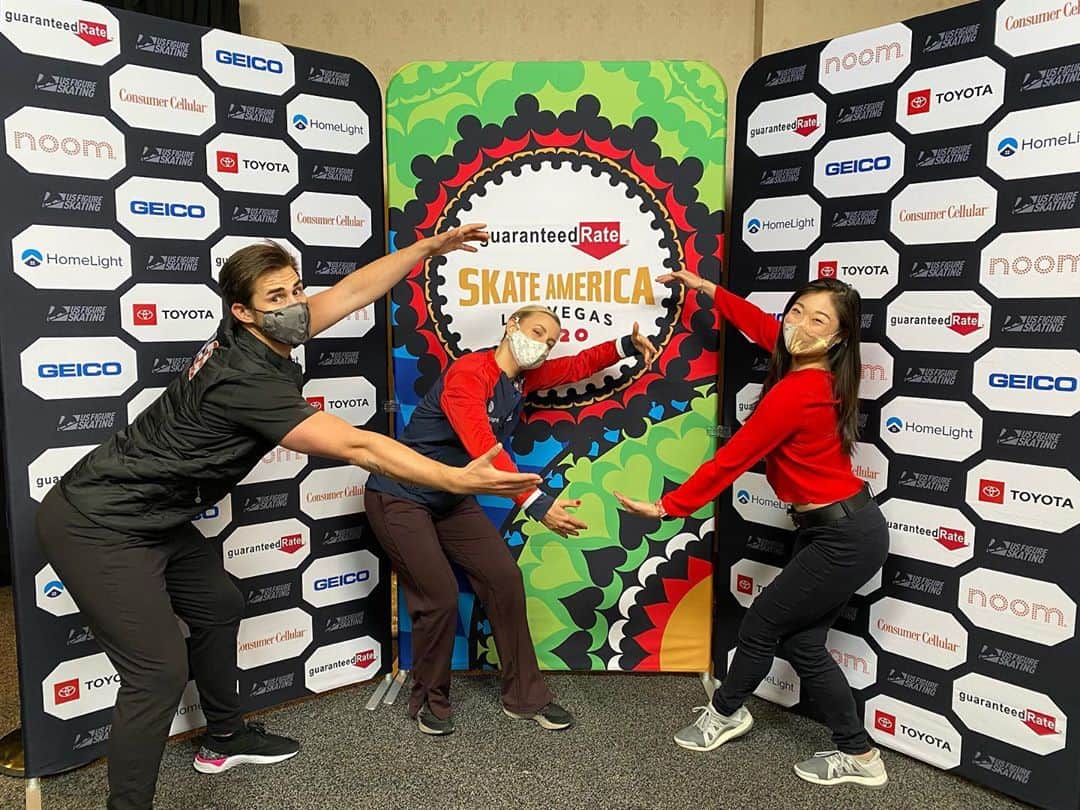 長洲未来のインスタグラム：「Sharing some of my favorite moments from #skateamerica2020 because @usfigureskating just announced that the US Championships are relocating to LAS VEGAS! I’m excited that @usfigureskating is stepping up to the plate and doing their best to make sure the skaters have something to train towards. For all the rest of you who have been switched to the virtual events, keep working hard. Skill comes from consistent and deliberate practice, and if you don’t have access to an open rink, start working on your off-ice! ♥️⛸」
