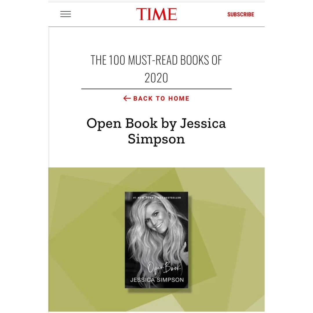 ジェシカ・シンプソンさんのインスタグラム写真 - (ジェシカ・シンプソンInstagram)「Unexpected blessings make my heart burst with purposeful joy!!! Thank you @time for this unbelievable allowance of recognition.   Coincidence is God’s way of remaining anonymous - Albert Einstein￼ 11/11 💚」11月12日 8時38分 - jessicasimpson