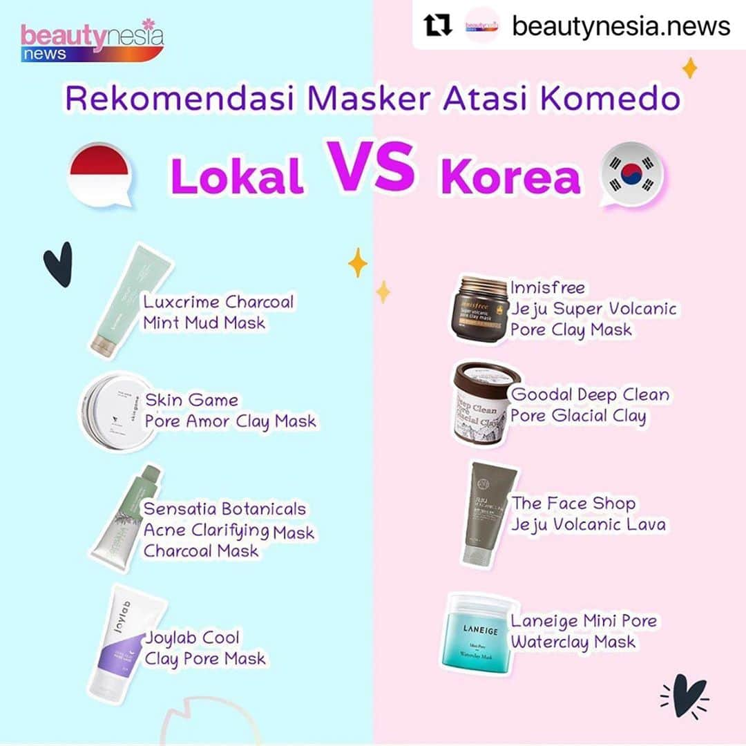 Beauty | Health | Fashionさんのインスタグラム写真 - (Beauty | Health | FashionInstagram)「✨ Repost from #BeautynesiaNews ✨ ・・・ Hayo ngaku siapa nih yang suka mencetin komedo kalo lagi ngaca ? Hmm mulai sekarang jangan dilakuin lagi ya beb. Karena hal ini malah tambah bikin kulit kamu infeksi dan jadi timbul jerawat. Coba atasi komedo dengan rajin menggunakan masker 😉⁣⁣ ⁣ Gak usah bingung, Beautynesia News mau kasih rekomendasi masker yang cocok untuk mengatasi masalah komedo nih. Kamu tim lokal atau korea nih? Hihihi ⁣ ⁣ Komen dong diantara masker ini mana yang lagi mau banget kamu cobain? ⁣ ⁣ —⁣ #BeautynesiaNews #Skincare  #TipsSkincare #acneserum #TipsCantik #TipsKecantikan #RekomendasiSkincare #OilySkinCare #SkinCareRoutine #SkinCareRemaja #Bruntusan #skincareremaja #kulitberminyak #masalahjerawat #jerawatpasir #acne #acneproblem #skincaretips #acnetips #AcneSkin #Jerawat #MengatasiJerawat #KulitBerjerawat #MenghilangkanJerawat #PenyebabJerawat #Komedo #MengatasiKomedo #BlackHead #MaskerKomedo #glowing2020」11月12日 10時20分 - beautynesia.id