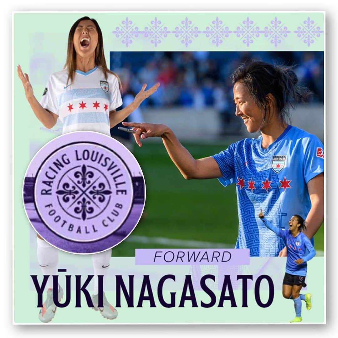 大儀見優季のインスタグラム：「Now I’m very excited to work with brand new club @racinglouisvillefc for the next season.   And I’m very honored to be picked as first players to join the club. Building out from zero will be not easy, but it’s exciting journey and that to be worthwhile task. I’ll do my best on and off the field 💪🏼  Also Can’t wait for @nwsl expansion draft tomorrow that will get to know who will work with! 🤘🏽  #NWSL #racinglouisvillefc」