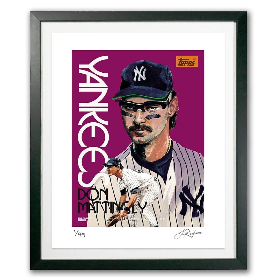 HYPEBEASTさんのインスタグラム写真 - (HYPEBEASTInstagram)「@hypebeastart: Following the successful reception of its artist-designed baseball cards, @topps is now gearing up to launch a selection of fine art prints as part of its ongoing PROJECT 2020 installment. The collection features original designs atop iconic baseball cards of legendary players by a cast of 20 artists from across the globe including famed streetwear designers, tattoo and graffiti artists, and other key figures. Participants include Ben Baller, Don C, Grotesk, Joshua Vides, Sophia Chang, and more.⁠ Click the link in our bio to learn more.⁠⠀⁠⠀ ⁠Photo: Topps」11月12日 10時56分 - hypebeast