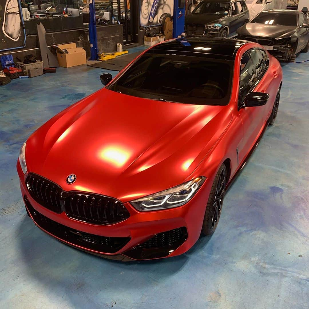 CarsWithoutLimitsさんのインスタグラム写真 - (CarsWithoutLimitsInstagram)「@autosport718 bmw M850 wrapped in frozen red chrome by NYC’s premier vehicle restyling shop  #autosportsbx #carswithoutlimits」11月12日 11時38分 - carswithoutlimits