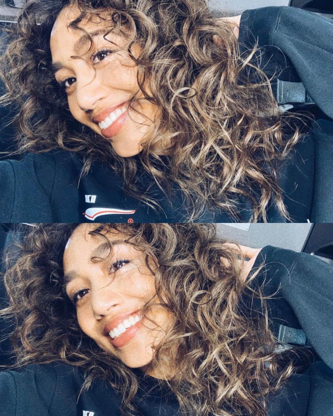 Megha Shrestha のインスタグラム：「NEW LOOK  Styling by @uenochika  #curlyhair #happy #curlyhairstyles」