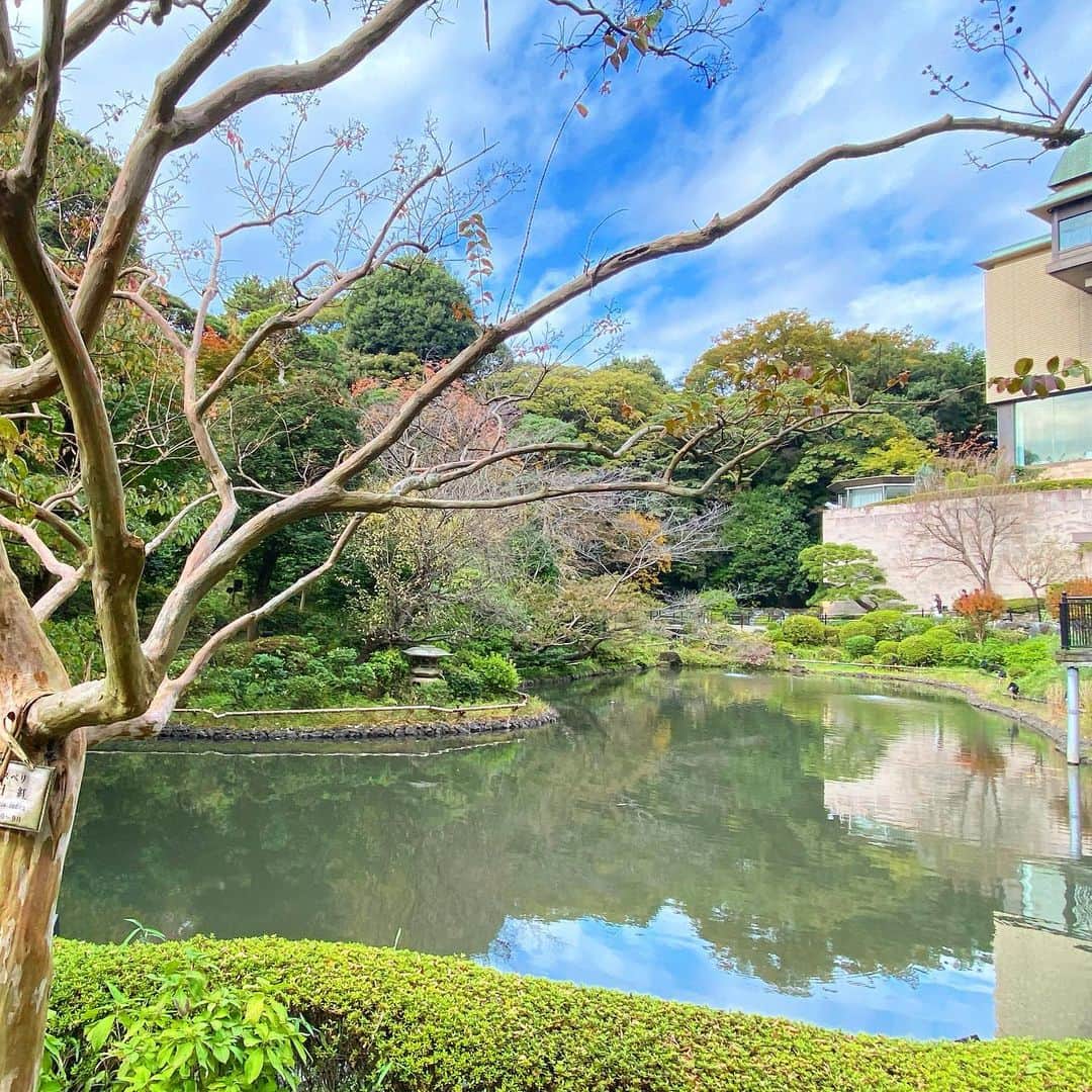 マキ・コニクソンさんのインスタグラム写真 - (マキ・コニクソンInstagram)「庭園をお散歩。🚶‍♀️ 三重塔以外は全て歩いてまわったよ！👍🏼 緑が多くてマイナスイオンを たぁくさん感じましたー！ 伝統的な日本の門構えの 料亭やレストランがあって 東京にいながらまるで京都に来てるみたい！  本当にいいエネルギーを感じる！😊 今日は家族でホテルをエンジョイしまぁす！  #東京のホテル巡り  #コニクソンのホテルレポ✍🏻  #エア🇯🇵 #椿山荘 #ナエコちゃんは料亭Kinsuiの懐石料理が❤️ #都会の中のオアシス #東京のホテル巡り  #親孝行万歳🙌🏻」11月12日 12時56分 - makikonikson
