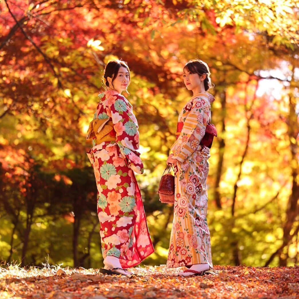 木谷有里さんのインスタグラム写真 - (木谷有里Instagram)「・ 紅葉真っ盛りの城山🍁 ・ ・ 姉妹で素敵に撮影していただきました☺︎☺︎✨✨ 久しぶりの帰省で心も洗われスッキリとした気持ちに😉 ・ 天気にも恵まれて暖かい光につつまれながら楽しく撮影✨✨ ・ ・ 感染対策をしっかりした上での高山で撮影☺︎ 人が少ない場所や外での撮影を中心に行いました📷✨ ・ 写真　@tsuchiyakatsuyoshi  モデル　@kkttnnyykk  @kitani_yuri  ・ ・ #高山　#土屋勝義　#木谷姉妹 #城山　#木谷有花　#木谷有里 #takayama #shiroyama #gifu #autumnleaves  #紅葉」11月12日 15時17分 - kitani_yuri