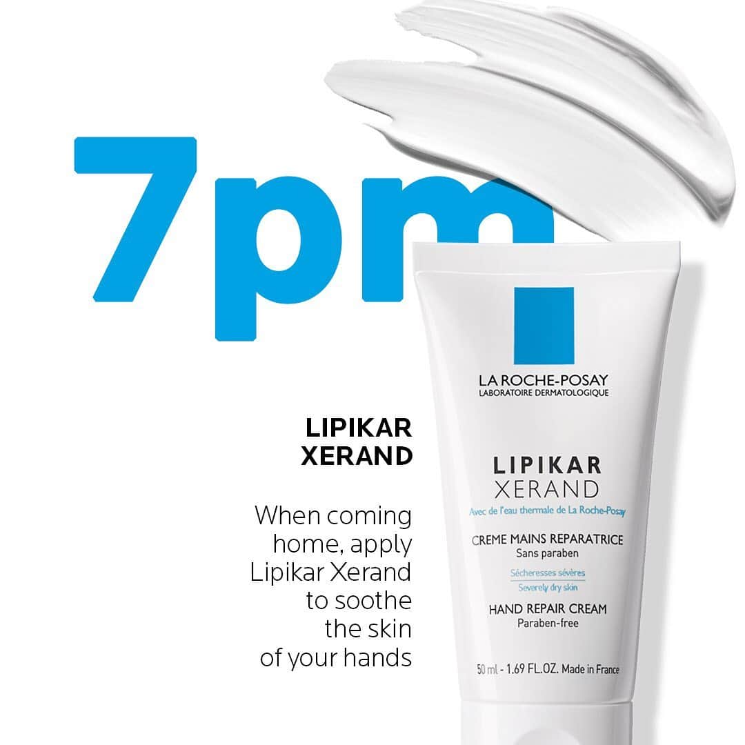 La Roche-Posayさんのインスタグラム写真 - (La Roche-PosayInstagram)「Still looking for the right routine for eczema-prone skin? Then follow our Lipikar hour-by-hour programme and feel the results! 4 products, 4 uses, 4 ways to fall in love with our creams and soaps. Get set, enjoy! All languages spoken here! Feel free to talk to us at any time. #larocheposay #lipikar #sensitiveskin Global official page from La Roche-Posay, France」11月13日 2時15分 - larocheposay