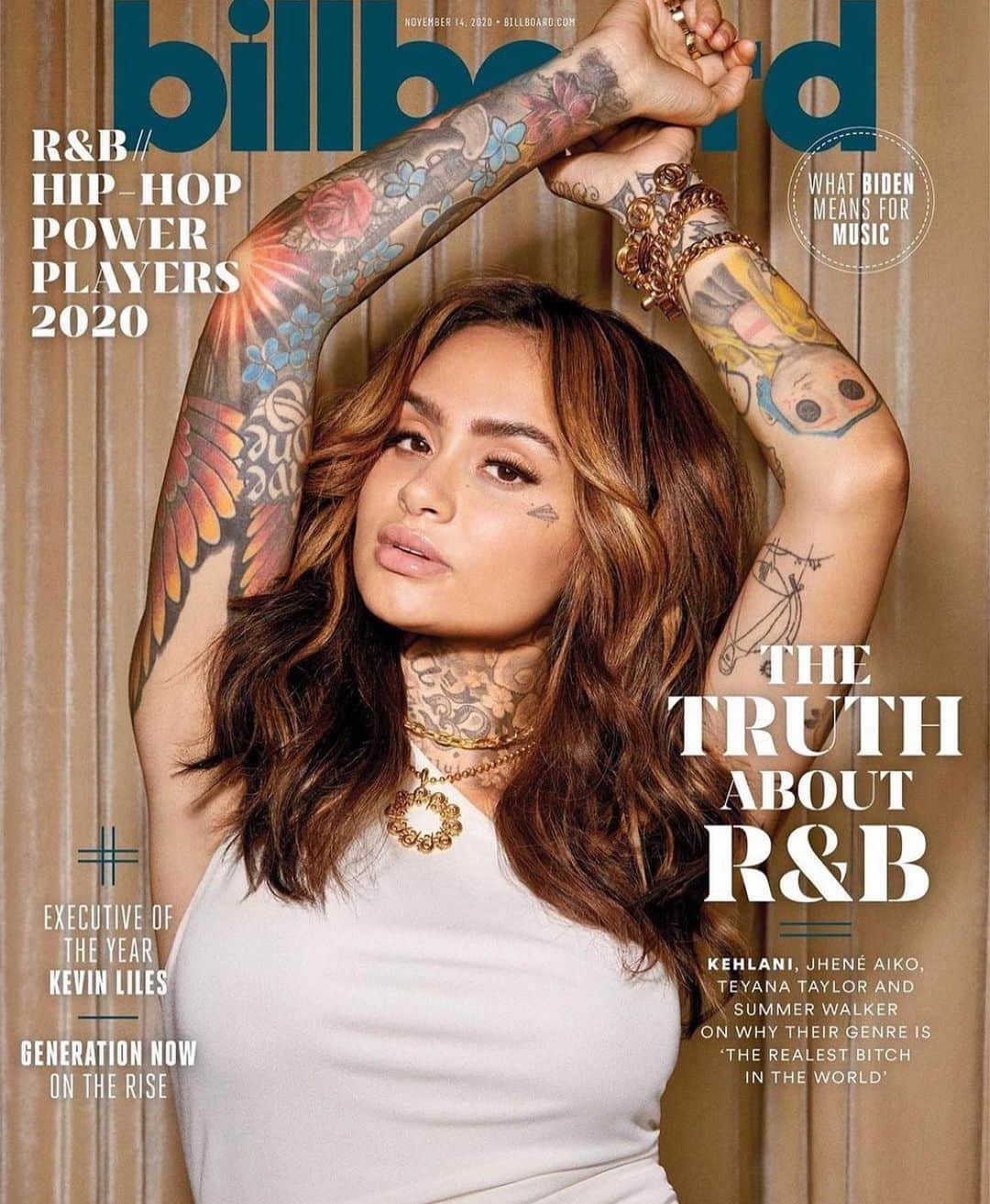 ケラーニのインスタグラム：「thank you @billboard shoutout to my sisters in the game. happy to be honored with women i admire not only as musicians but as human beings, mothers, thinkers & friends.」