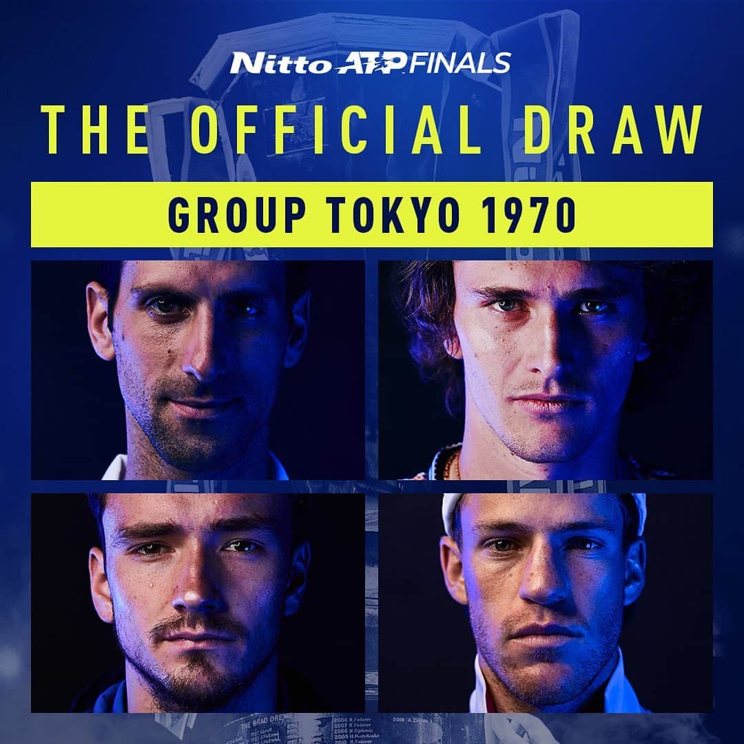 ATP World Tourさんのインスタグラム写真 - (ATP World TourInstagram)「The groups are IN! Who is winning the #NittoATPFinals? 🏆」11月13日 2時32分 - atptour