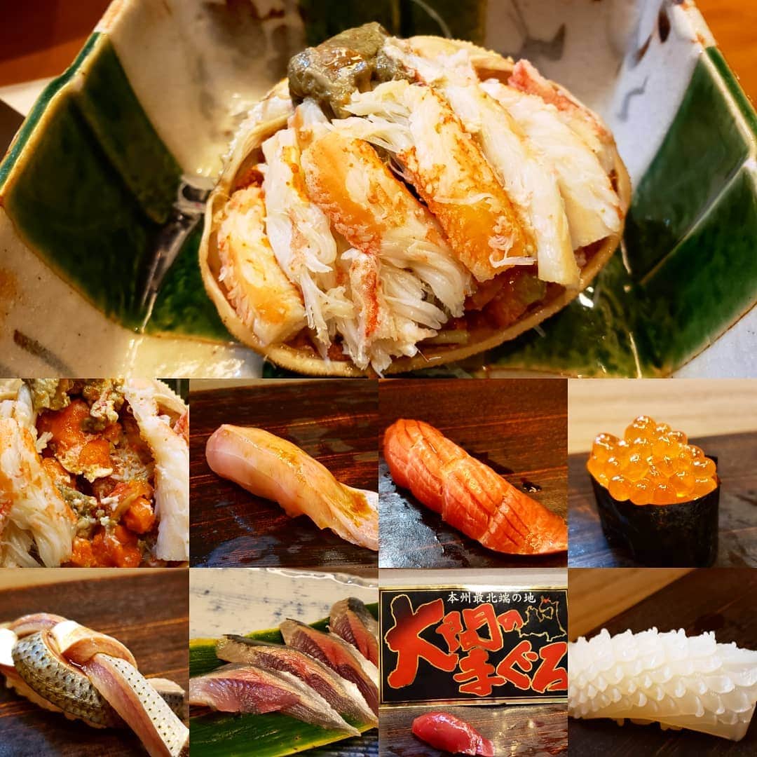 のインスタグラム：「香箱蟹が大きくて食べご耐えありました😉  #甲箱 手の甲に似てるから初めはこの漢字、からの→ #香箱 茶道の香箱から来てるお洒落なネーミングに変身 #蟹好き #飲食店応援 #大河内志保」