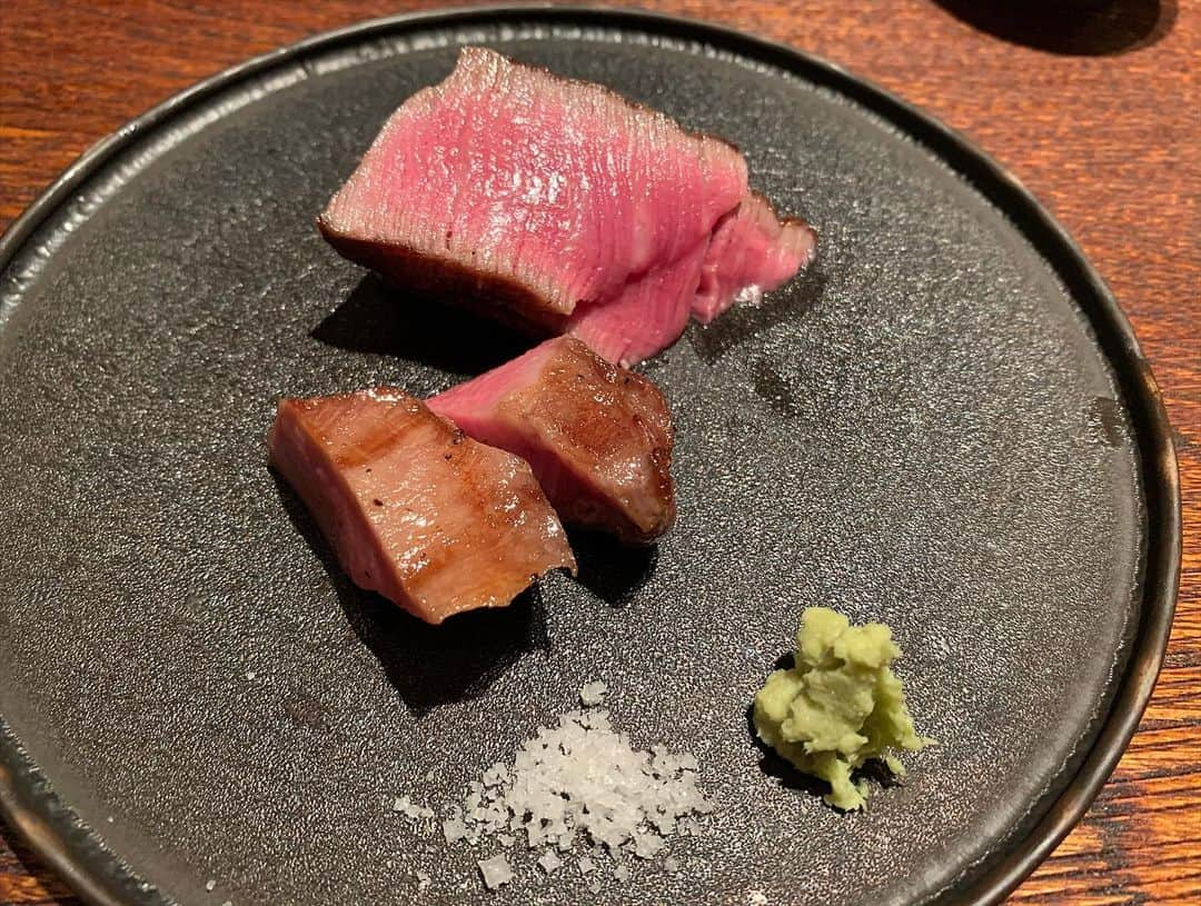 生田千秋さんのインスタグラム写真 - (生田千秋Instagram)「少し前に #肉割烹上 さんへ✨﻿ うしごろ系列のお店！﻿ 1枚目のお肉のとろたく❤️とろけました🤤﻿ どれも本当に美味しかったです！﻿ ﻿ #まえちー #のみちー」11月12日 18時07分 - maechi_0815