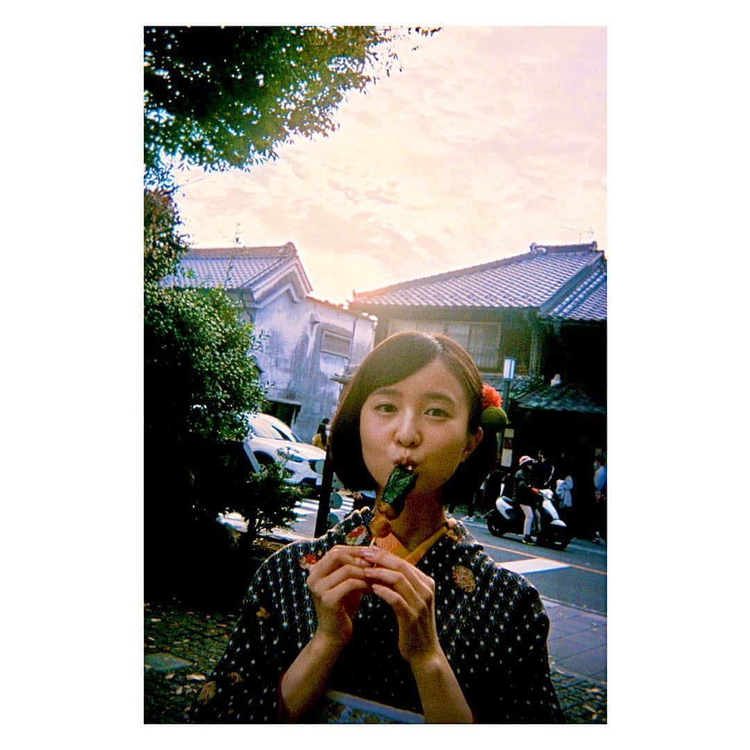 竹田有美香さんのインスタグラム写真 - (竹田有美香Instagram)「#写ルンです﻿ #フィルムカメラ﻿  ﻿ 出来上がるまでドキドキしてたけど。﻿ いい感じに撮れてて嬉しい。﻿  ﻿ #川越#小江戸#お散歩﻿ #蕎麦#おさつチップ﻿ #団子#氷川神社﻿ #川越食べ歩き﻿ #着物#レトロ#着物女子﻿ #菓子横丁#レトロ着物﻿ #レトロモダン#レンタル着物﻿  ﻿ ﻿」11月12日 18時32分 - takedayumika