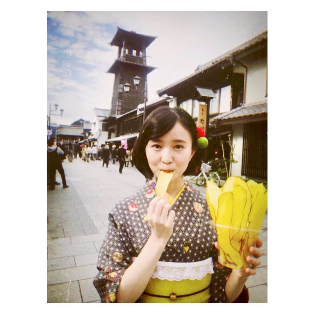 竹田有美香さんのインスタグラム写真 - (竹田有美香Instagram)「#写ルンです﻿ #フィルムカメラ﻿  ﻿ 出来上がるまでドキドキしてたけど。﻿ いい感じに撮れてて嬉しい。﻿  ﻿ #川越#小江戸#お散歩﻿ #蕎麦#おさつチップ﻿ #団子#氷川神社﻿ #川越食べ歩き﻿ #着物#レトロ#着物女子﻿ #菓子横丁#レトロ着物﻿ #レトロモダン#レンタル着物﻿  ﻿ ﻿」11月12日 18時32分 - takedayumika