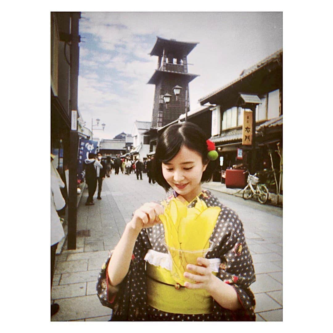 竹田有美香さんのインスタグラム写真 - (竹田有美香Instagram)「#写ルンです﻿ #フィルムカメラ﻿  ﻿ 出来上がるまでドキドキしてたけど。﻿ いい感じに撮れてて嬉しい。﻿  ﻿ #川越#小江戸#お散歩﻿ #蕎麦#おさつチップ﻿ #団子#氷川神社﻿ #川越食べ歩き﻿ #着物#レトロ#着物女子﻿ #菓子横丁#レトロ着物﻿ #レトロモダン#レンタル着物﻿  ﻿ ﻿」11月12日 18時32分 - takedayumika