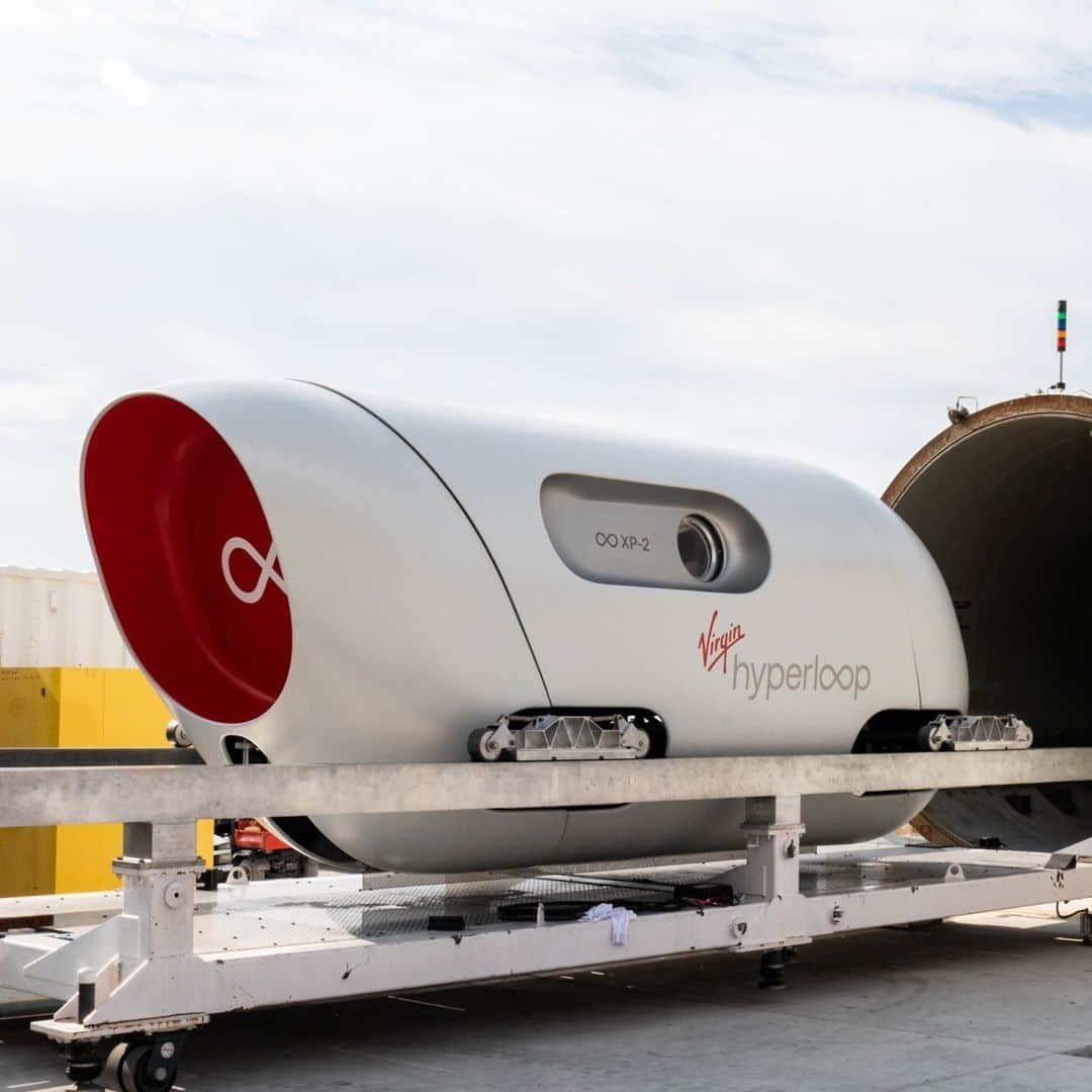 HYPEBEASTさんのインスタグラム写真 - (HYPEBEASTInstagram)「#hypebeasttech: @virginhyperloop has made history with its first-ever transport of human passengers. The company had run over 400 unoccupied trials before bringing two of its staff into the pod, which travelled at 48 meters per second through a long tunnel under a desert in Nevada. @richardbranson emphasized the significance of the milestone, noting that the “spirit of innovation” will change the way people “live, work and travel in years to come.” Find out more about the test via the link in our bio. ⁠ Photo: @virgin」11月12日 19時45分 - hypebeast