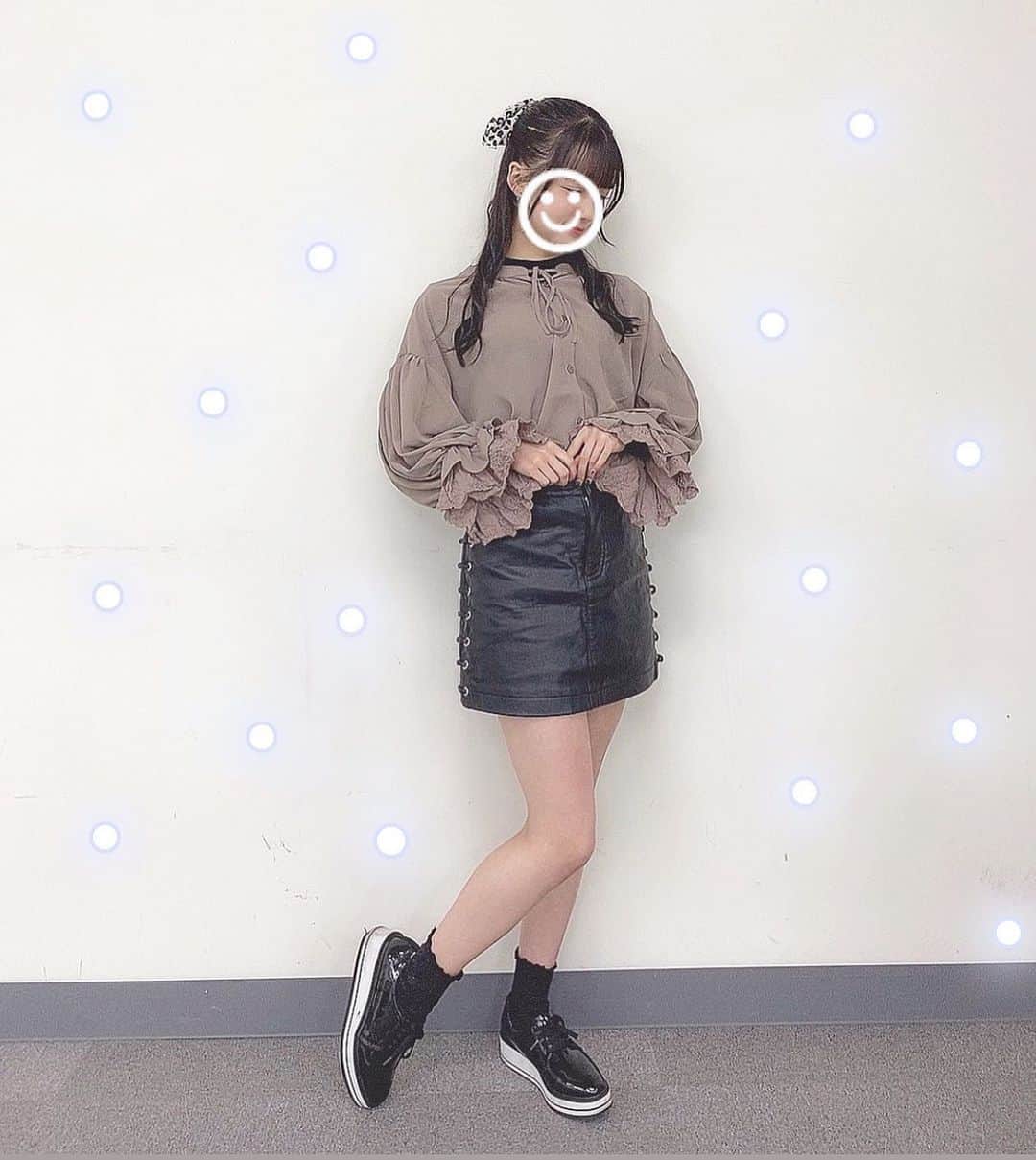 のインスタグラム：「・ ・ 袖がかわいいんです☺️ ・ #grl #forever21 #heather  #グレイル #ヘザー」
