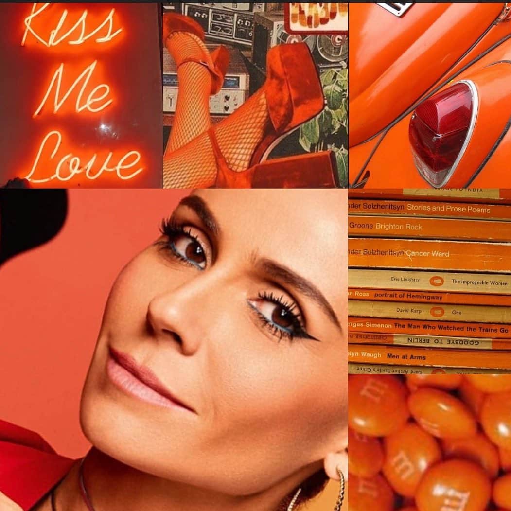 Giovanna Antonelliのインスタグラム：「⚡️🔥💥🧡🍑🍁🌟⚡️」