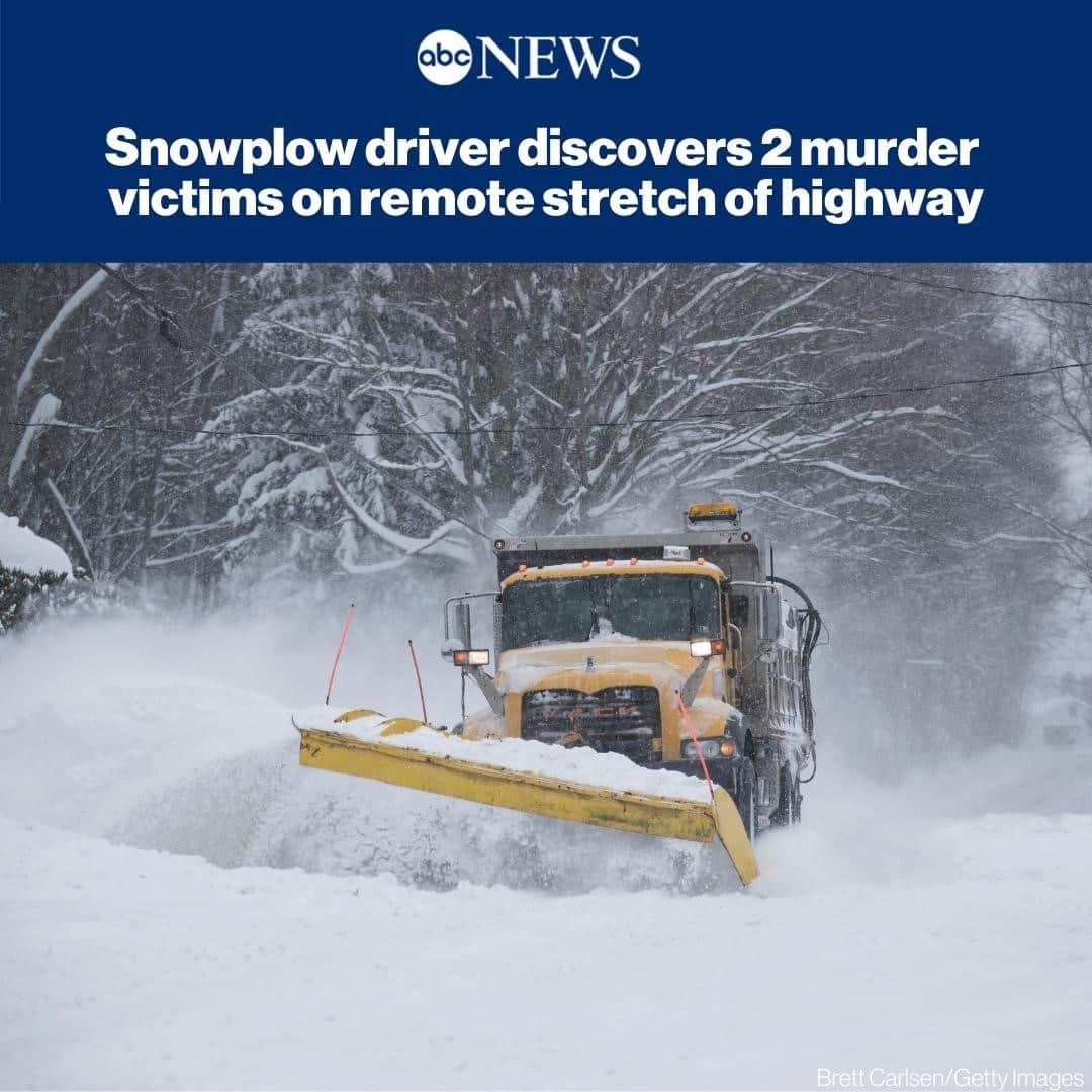 ABC Newsさんのインスタグラム写真 - (ABC NewsInstagram)「Two murder victims were discovered by a California snowplow driver as a remote stretch of highway was being cleared. SEE MORE AT LINK IN BIO. #snowplow #california #police #crime」11月12日 22時08分 - abcnews