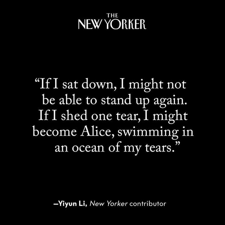 The New Yorkerさんのインスタグラム写真 - (The New YorkerInstagram)「Yiyun Li didn’t cry on the day that her elder son died, or later when her mother-in-law and her father died. But after finding an obituary for her babysitter, she broke into uncontrollable sobs. “A friend listened to me cry on the phone and told me that I was crying for the others, too,” she writes. “Another friend wrote to me that night and said that she, too, belonged to the ‘delayed crying club—and those tears do collect interest.’” At the link in our bio, Li reflects on tears, grief, and unspoken words.」11月12日 22時15分 - newyorkermag