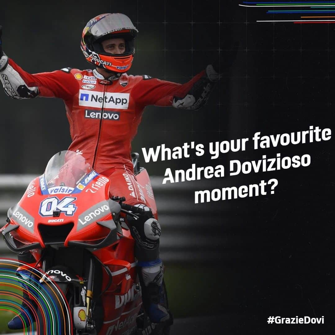 MotoGPさんのインスタグラム写真 - (MotoGPInstagram)「There have been so many cool moments over the years, from the wins to even the unemployed buttpatch! 😂 What is your favourite @andreadovizioso moment? 🤔 #GrazieDovi #AD04 #MotoGP #Motorcycle #Racing #Motorsport」11月12日 23時00分 - motogp