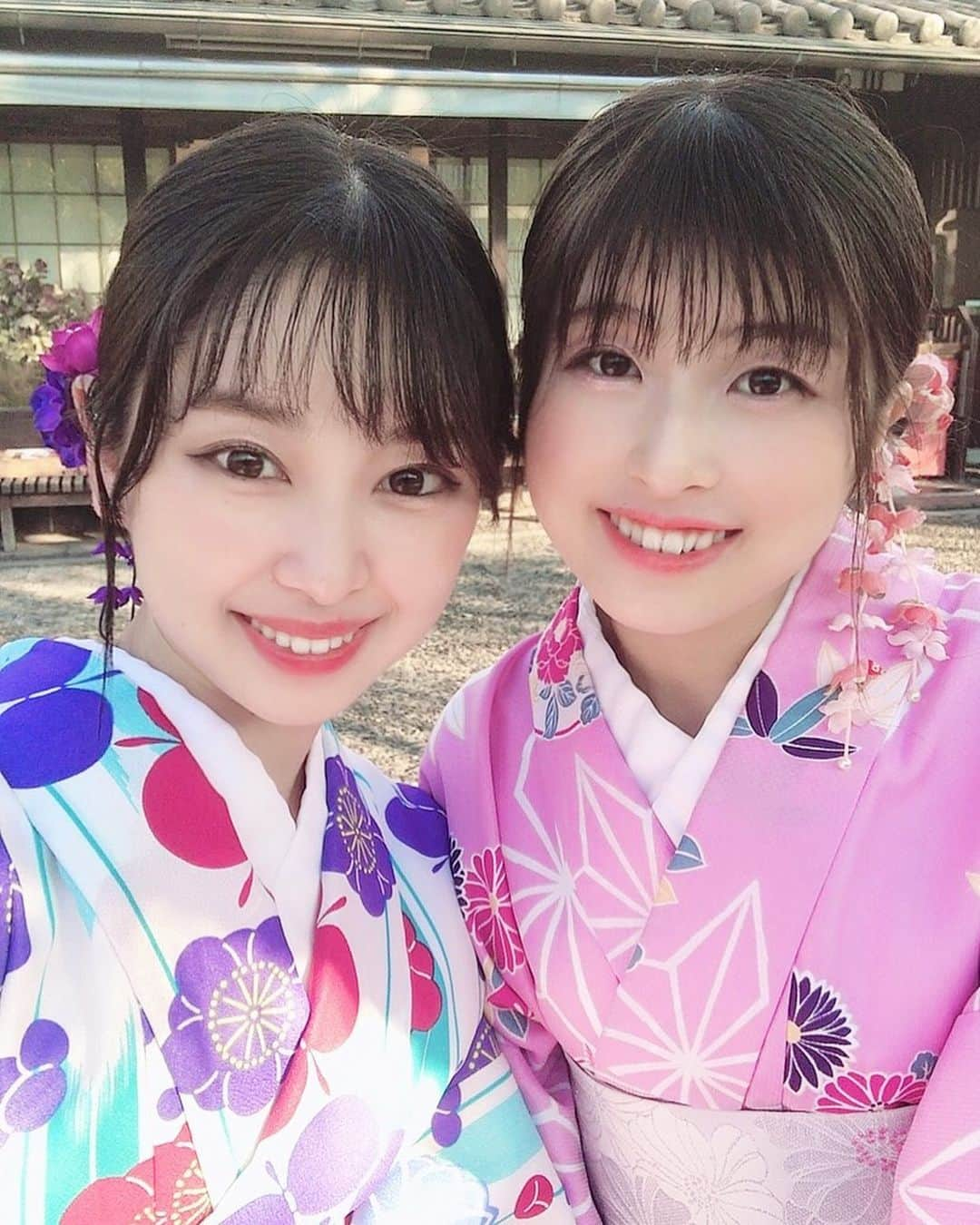 越智萌日さんのインスタグラム写真 - (越智萌日Instagram)「やりたいこと詰め込んだ瀬戸内旅行withいおり💓 . 改めて私たちの胃の無限のポテンシャル、そして気の合い様に驚かされた1泊2日でした💐 私のキャンパスライフはいおり抜きに語れない！ほんまに好き2日間ありがとう💕 . . . . . . #広島観光  #岡山観光　#宮島　#倉敷　#未来心の丘  #厳島神社　#美観地区　#vasara着物」11月12日 23時14分 - moeka19990201