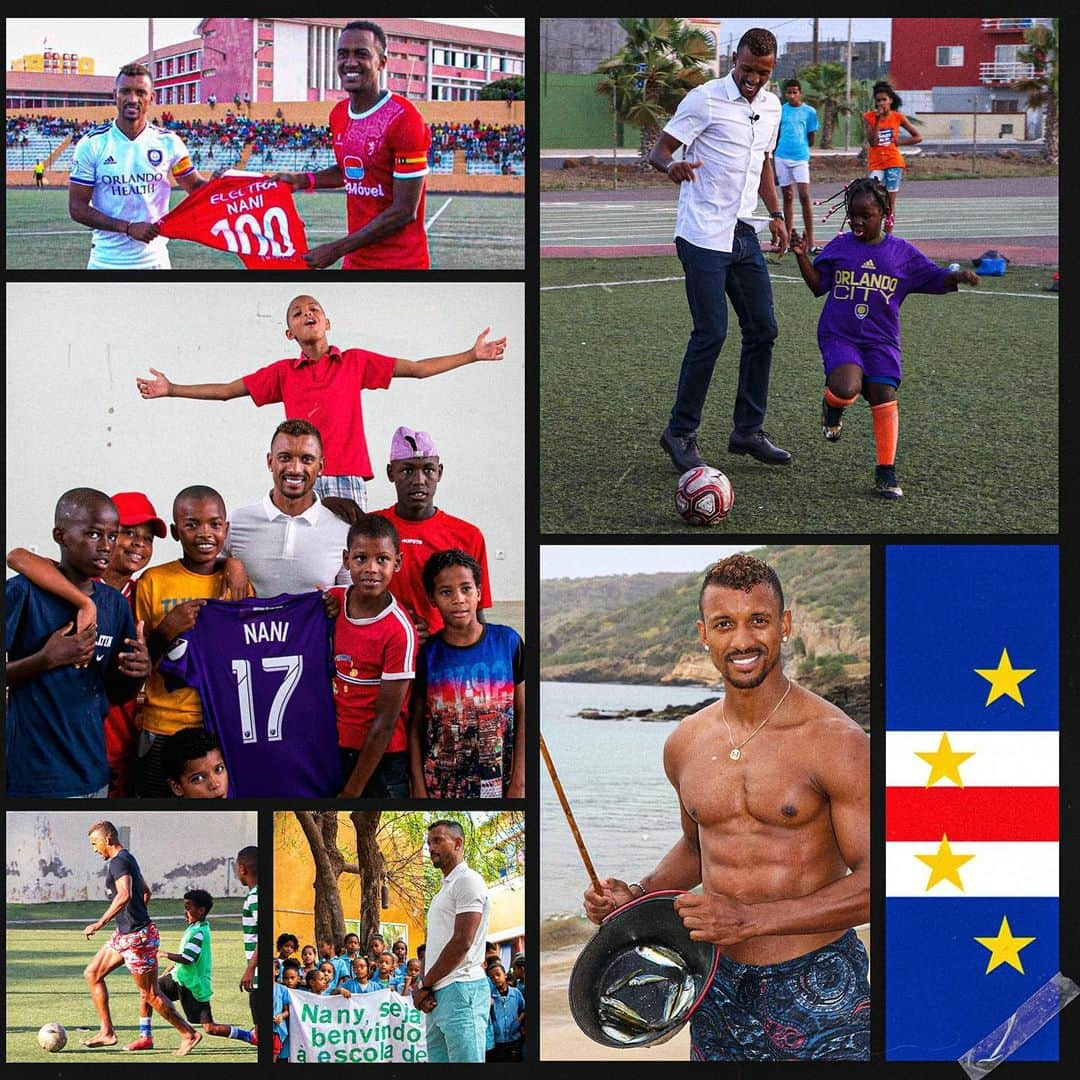 ナニさんのインスタグラム写真 - (ナニInstagram)「It's been 1️⃣ year since my #CapeVerdeTour! 🇨🇻 Amazing moments and people that I remember with a lot of love. I can't wait to go back! 🔙📷📔 #ThrowbackThursday #Throwback #Nani17 #CaboVerde #Moments #Memories #Family #roots #Nani360 #solidarity #Kids #capeverde #empowersports」11月13日 0時45分 - luisnani