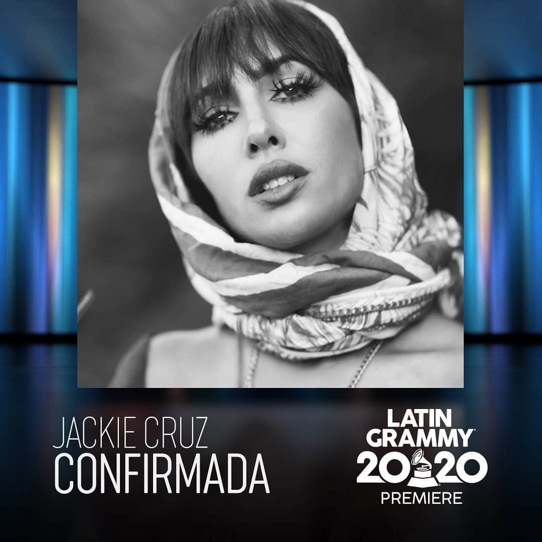 ジャッキー・クルーズのインスタグラム：「I’m so excited to announce that I will be hosting the @latingrammys Premiere ceremony. Thank you so much for this incredible opportunity.」