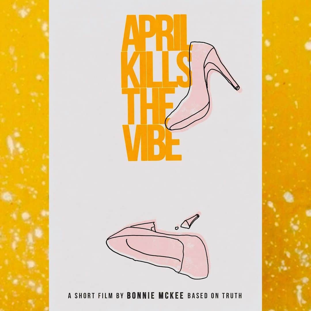 ボニー・マッキーのインスタグラム：「Surprise! I wrote/directed and starred in a short film! I am thrilled to announce that my screenwriting and directorial debut #AprilKillsTheVibe is screening at the @bigapplefilmfestival this weekend Nov 13-15! It’s streaming on the virtual festival, as well as making its BIG SCREEN DEBUT at the drive in festival in NJ! I’m also speaking on a zoom panel fri Nov 13 at 5pm EST if you wanna tune in! Thanks to @bigapplefilmfestival for selecting my film, and thanks to the whole cast and crew for putting on your masks, rollin up your sleeves, & braving the pandemic to make a movie with me!! Link for tickets in bio!!  @mrdanielnguyen @instaboozer @tomdraperacting @goosethighs @spotalex @dawnshim @lightaaron @nenzenlovencarl @stephenstpeter @ariannashiningstar @quetzeloo @mazenapuksto @kimkomara  @jakobsound」