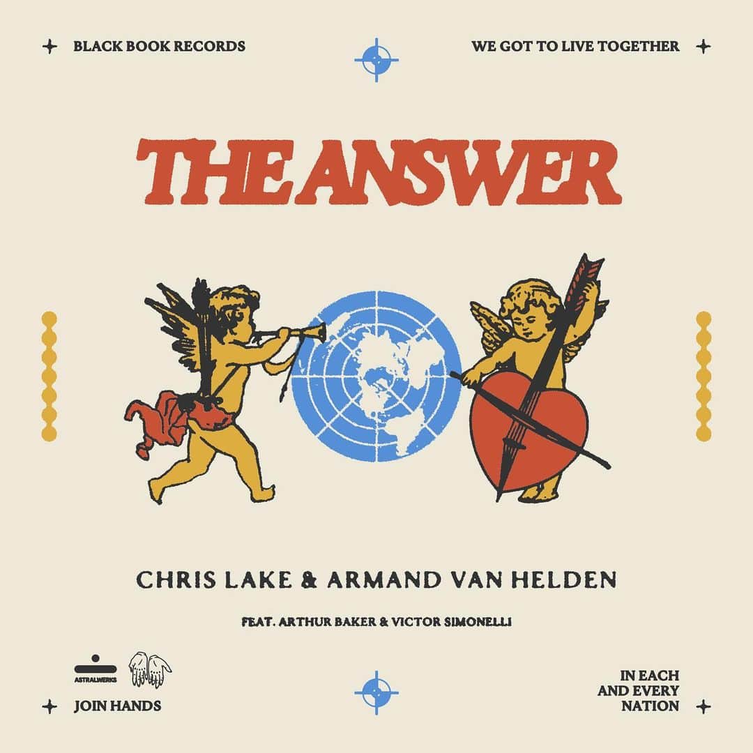 アーマンド・ヴァン・ヘルデンのインスタグラム：「New collabo!! 4 track EP ‘The Answer’ with @chrislake so much love for this man!  Our first single off the project ‘The Answer’ is out next Friday.  Pre-order link in bio.  @blackbookrecords」