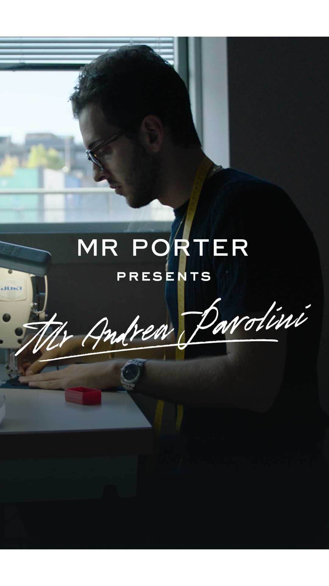 MR PORTERのインスタグラム：「Our Acting Marketing Editor, Ms @mollybellasmith, will be talking to Mr @andreaparolini_ one of the Italian design students behind The Modern Artisan collection about the exclusive partnership between YOOX-NET-A-PORTER and The Prince’s Foundation.」