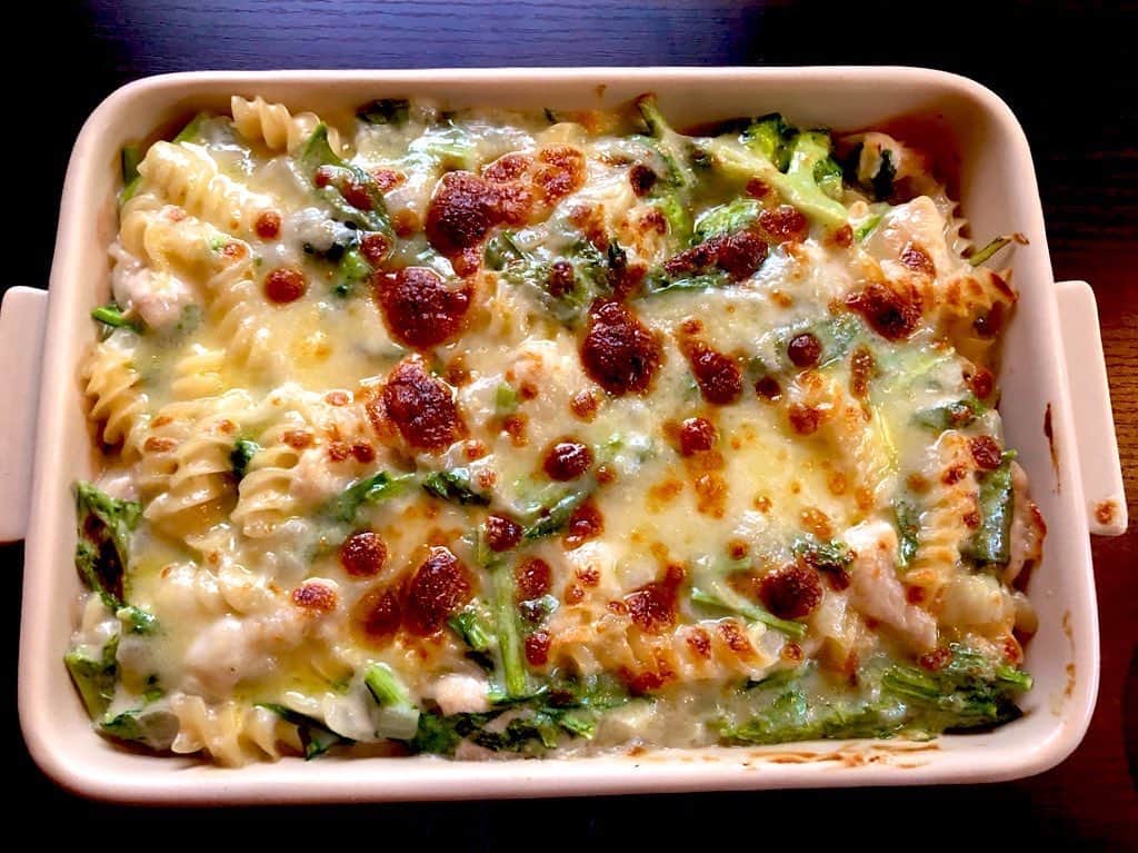 白珠イチゴのインスタグラム：「グリラーでグラタンつくりました。  #グリラー #グリラー料理  #料理  #料理記録  #手作り  #ひとり暮らし  #ひとりごはん」
