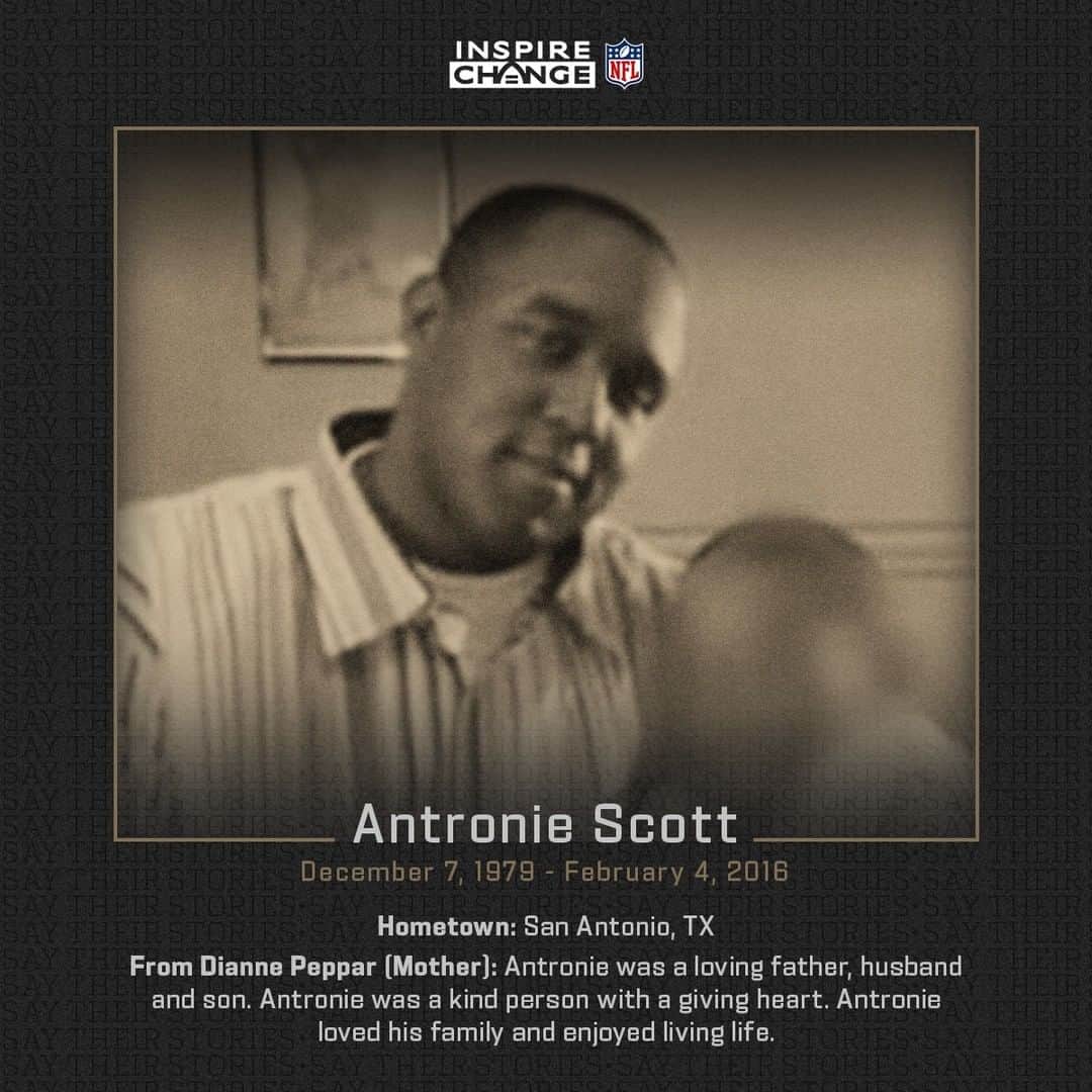 NFLさんのインスタグラム写真 - (NFLInstagram)「Say His Name: Antronie Scott #SayTheirStories」11月13日 5時00分 - nfl