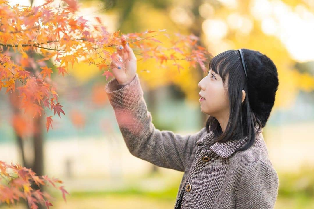 瀬戸栞のインスタグラム：「秋は、夕暮。 夕日のさして、山の端いと近うなりたるに、 烏の寝どころへ行くとて、 三つ四つ、二つ三つなど、飛び急ぐさへあはれなり。 まいて雁などの連ねたるがいと小さく見ゆるは、いとをかし。 日入り果てて、風の音、虫の音など、はたいふべきにあらず。  #instagram #instapic #instagood #portrait #photo #idol #model #アイドル #写真好きな人と繋がりたい #ポートレート #撮影会モデル #瀬戸栞 #followｍe」