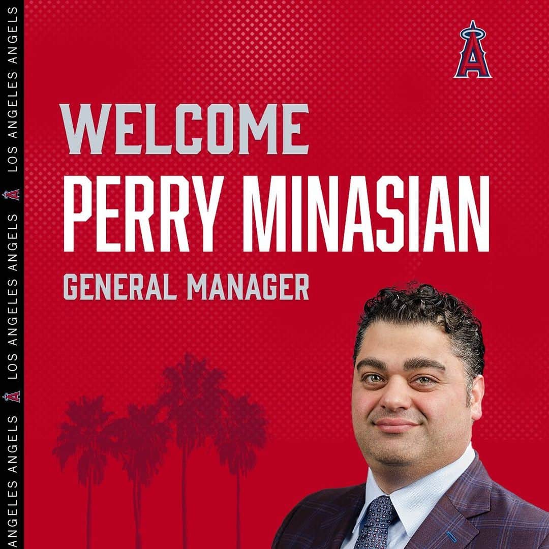 ロサンゼルス・エンゼルス・オブ・アナハイムさんのインスタグラム写真 - (ロサンゼルス・エンゼルス・オブ・アナハイムInstagram)「OFFICIAL: Welcome to the #Angels, Perry Minasian!」11月13日 6時16分 - angels