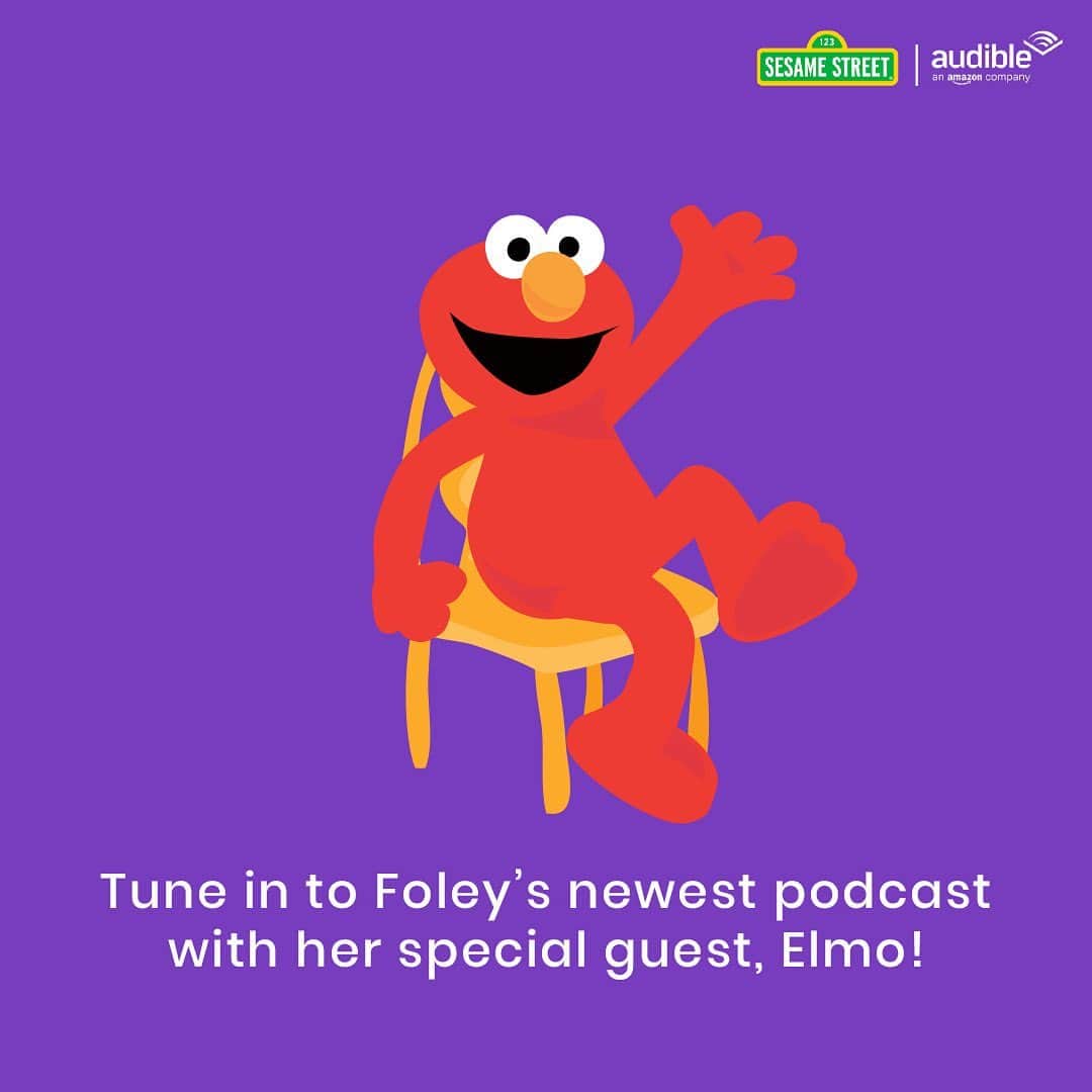セサミストリートさんのインスタグラム写真 - (セサミストリートInstagram)「Our favorite furry red monster @Elmo is joining our new friend Foley on her podcast this week! Click the link in our bio to listen now on @audible.」11月13日 6時37分 - sesamestreet