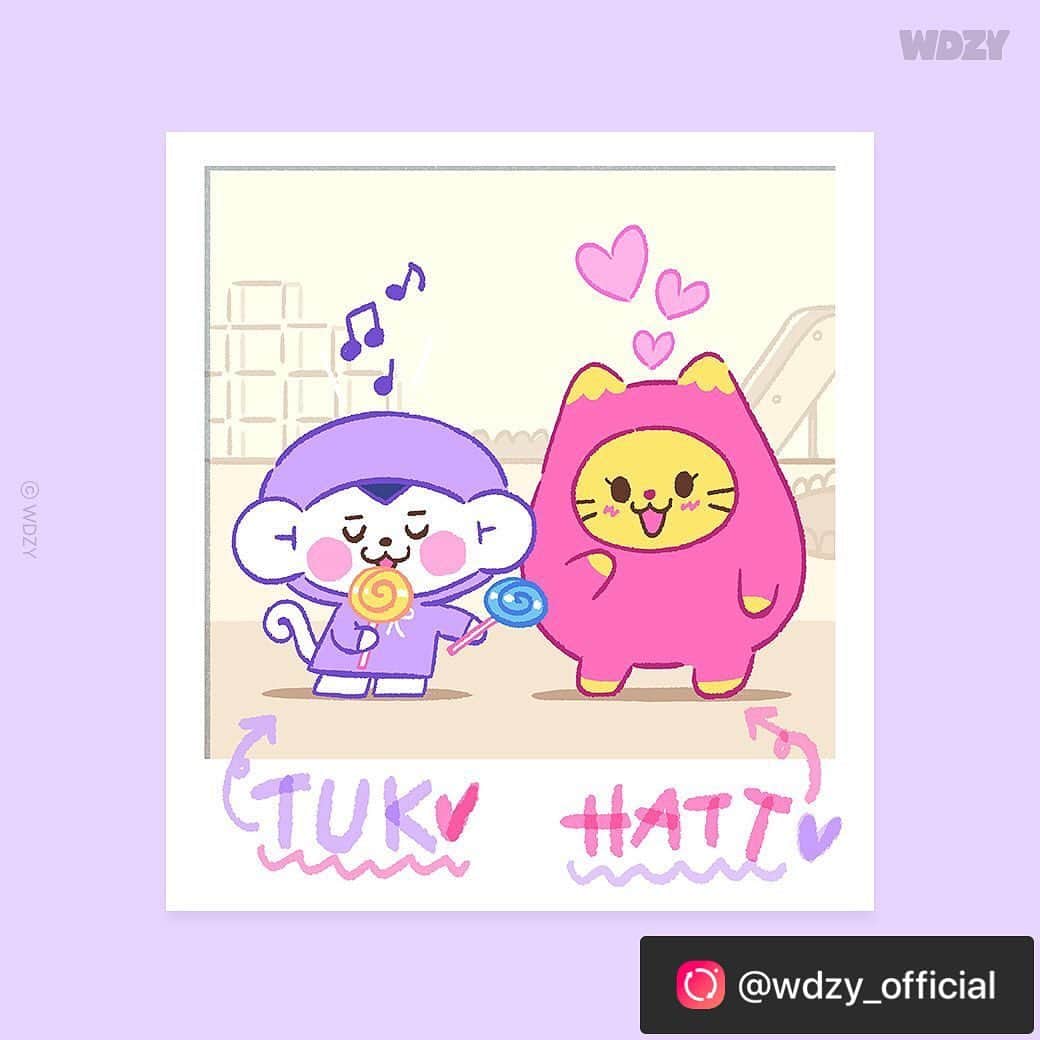 JYPエンターテインメントのインスタグラム：「@wdzy_official   So, this is how we become B.F.F.s. 💕 How did WDZY meet each other first? ⠀ See how they clicked on LINEFRIENDS YouTube! > Link in bio ⠀ MIDZY, Tag your best friend in the comments!  And tell us how you met for the first time. 😘 ⠀ #ITZY #MIDZY #WDZY #HATT #LYA #TUK #CHUNGEE #CABBIT #LINEFRIENDS #BFF #besties #bestiesforlife ⠀ 우린 이렇게 단짝이 되었지👭 ⠀ WDZY 친구들의 첫 만남 스토리가 궁금하다면? > 프로필 링크를 확인하세요! ⠀ MIDZY의 가장 친한 친구를 소환하고 친구와의 첫 만남 스토리를 댓글로 남겨보세요! 😘 ⠀ #ITZY #MIDZY #WDZY #햇 #랴 #툭 #청이 #캐빗 #라인프렌즈 #LINEFRIENDS #BFF #베프 #우정스타그램 #찐친」