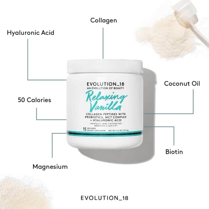 ボビー・ブラウンのインスタグラム：「Yayyy the wait is over. @evolution_18’s bestselling Relaxing Vanilla is back in stock. I’m personally so excited because it makes for my favorite nighttime ritual — I just mix 1 scoop with warm water or put it in a frother with almond or coconut milk. It instantly helps me chill out — and satisfies my after dinner sweet tooth with its delicious flavor. So happy to have it back. Going to sleep well tonight. Check it out on Evolution18.com.」