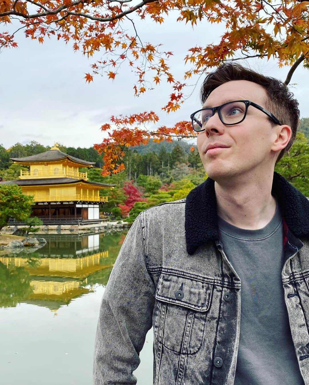フィル・レスターのインスタグラム：「One year since Japan!! As I haven’t been outside since then I thought I’d share some more mems 🍂🦌☕️🇯🇵  Also swipe to the end for a fluffy surprise」