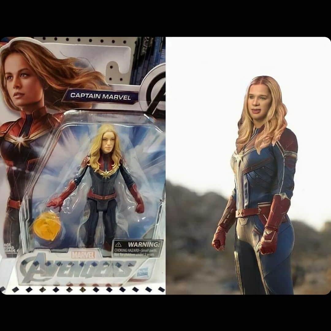 マーロン・ウェイアンズさんのインスタグラム写真 - (マーロン・ウェイアンズInstagram)「Why they make this beautiful woman’s #captanmarvel doll look like me in white chicks as a superhero 🦸‍♀️ 🤦🏽‍♂️」11月13日 7時54分 - marlonwayans