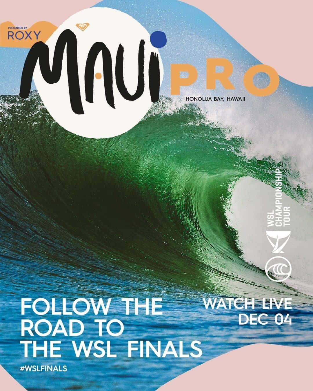 世界プロサーフィン連盟（WSL）さんのインスタグラム写真 - (世界プロサーフィン連盟（WSL）Instagram)「The Championship Tour is back and the road to the #wslfinals starts at the Maui Pro pres. by @roxy. Watch live December 4 on worldsurfleague.com. 🏆」11月13日 8時01分 - wsl