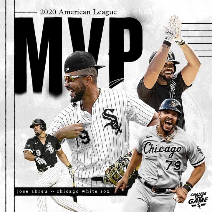 シカゴ・ホワイトソックスのインスタグラム：「They call him Pito. We call him MVP.  José Abreu has been named American League Most Valuable Player as voted by the Baseball Writers Association of America!」