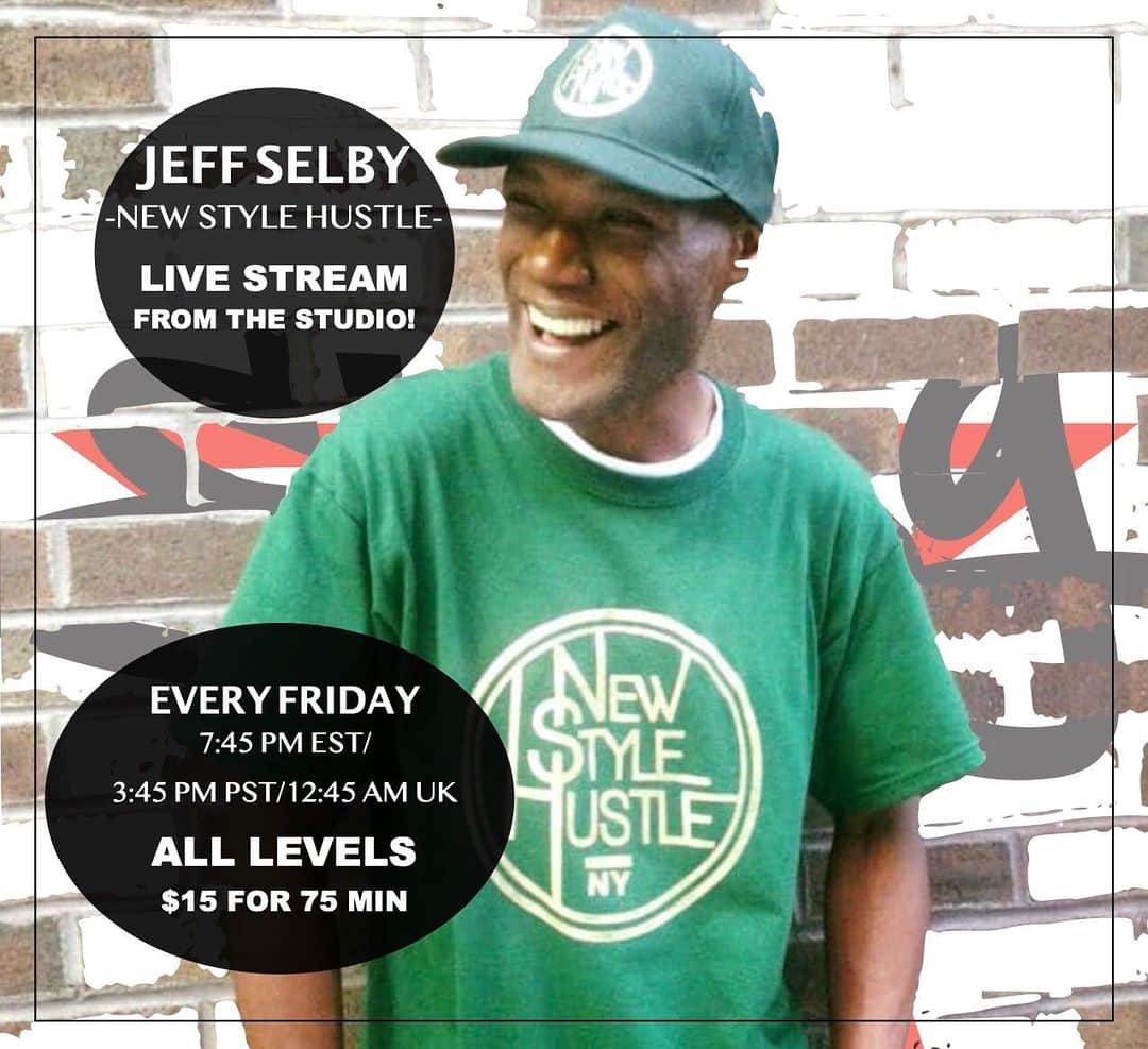 EXILE PROFESSIONAL GYMさんのインスタグラム写真 - (EXILE PROFESSIONAL GYMInstagram)「FRIDAY New Style Hustle w/ @jeff_newstylehustle 🔥 Register NOW for class tomorrow starting at 7:45pm (EST)   Click ‘Book’ and create an account OR login in to your Mind Body account to reserve ✔️ $15 online class ✔️ Private login link will be sent via email 15 minutes prior to class start 👀  ZOOM TIPS 👀 If using 📱 Zoom app best way to go 👍 Please use ‘mute’ button when not speaking. We encourage displaying your video for teacher feedback! See you on the dance floor! . . . . . . . . . . #expg #expgny #expgnyc #nyc #dancestudio #onlinedanceclass #nycdance #newstylehustle #jeffselby」11月13日 8時28分 - expg_studio_nyc