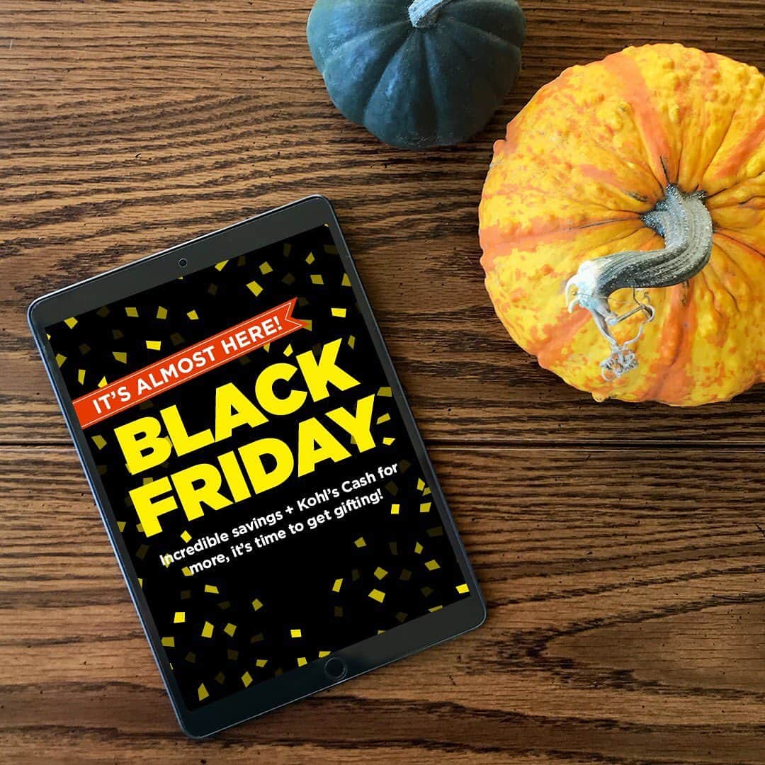 ロック&リパブリックのインスタグラム：「The countdown is on! This year, you can find incredible Black Friday Deals all week. (How amazing is that?!) 👉 to find out when and where to save. Plus, you can shop with confidence this holiday season—it’s safe and easy with fast + free store pickup.  #Kohls」