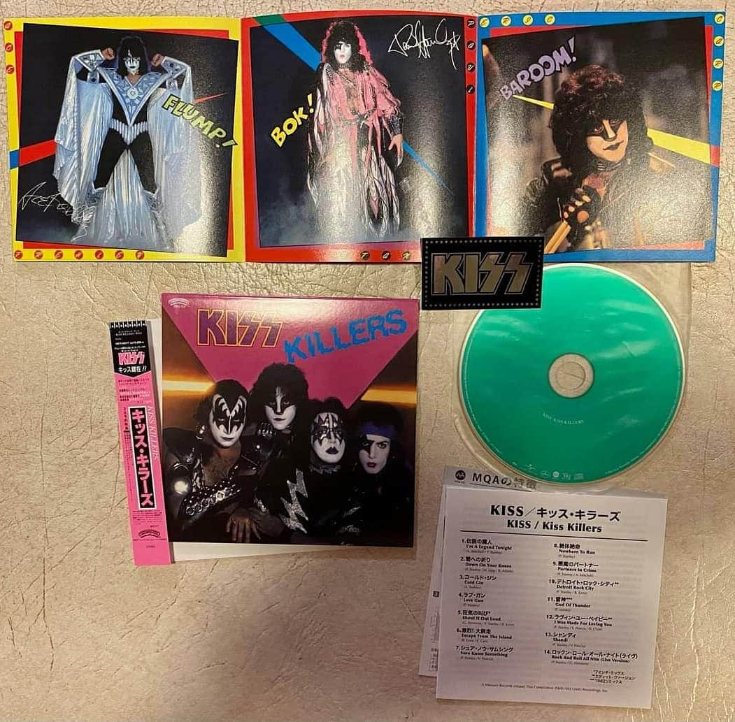 KISSさんのインスタグラム写真 - (KISSInstagram)「#CollectingKISS! Tom Kelly just added these four new Japanese CDs to his collection. Thanks for sharing the photos. #KISSARMYROCKS」11月13日 9時31分 - kissonline