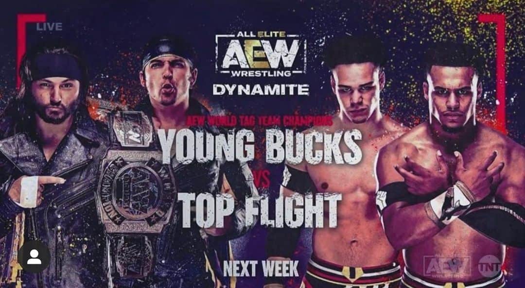 マット・ジャクソンのインスタグラム：「Over 10 years ago, we made our cable television debut against a more popular, established team & won in a giant upset. That opportunity helped launch our careers. Wednesday, we re-pay that opportunity to another young tag team consisting of real life, daredevil brothers. History won’t repeat itself this time though, there will be no upset. See you on #AEWDynamite.」