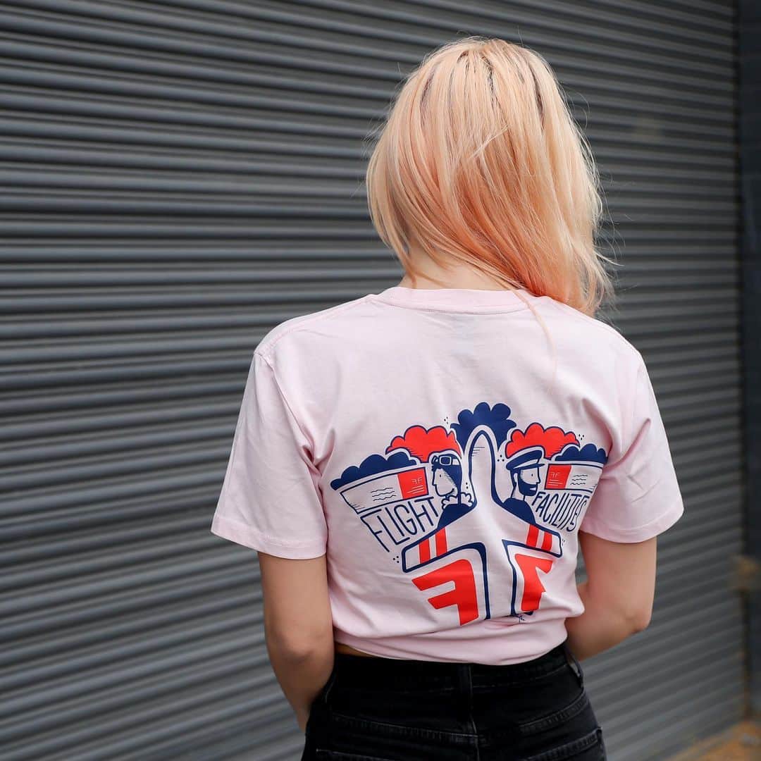 Flight Facilitiesのインスタグラム：「We’re a little late to the game but we wanted to do something for the good people at @supportact for #AusBandTeeDay. For the next week we'll be donating 50% of profits of all soft-goods (excludes vinyl & CD's) to Support Act. Please note, we can't guarantee delivery before next Friday but we can guarantee the money still goes to a good cause. Much love, J&H 🤍」