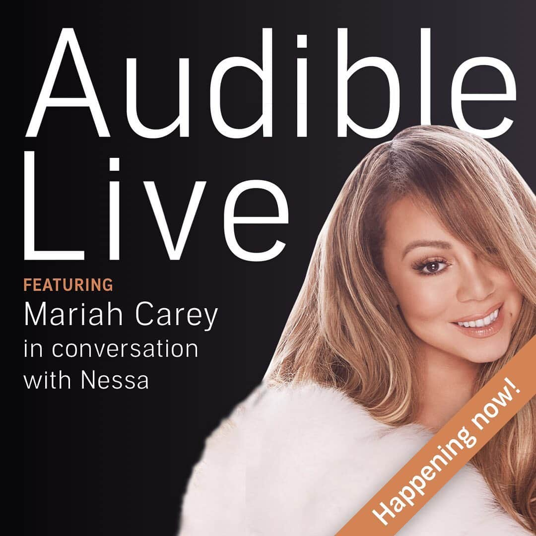 マライア・キャリーさんのインスタグラム写真 - (マライア・キャリーInstagram)「Live now!!! 🦋🎧💖 adbl.co/AudibleLive」11月13日 10時24分 - mariahcarey