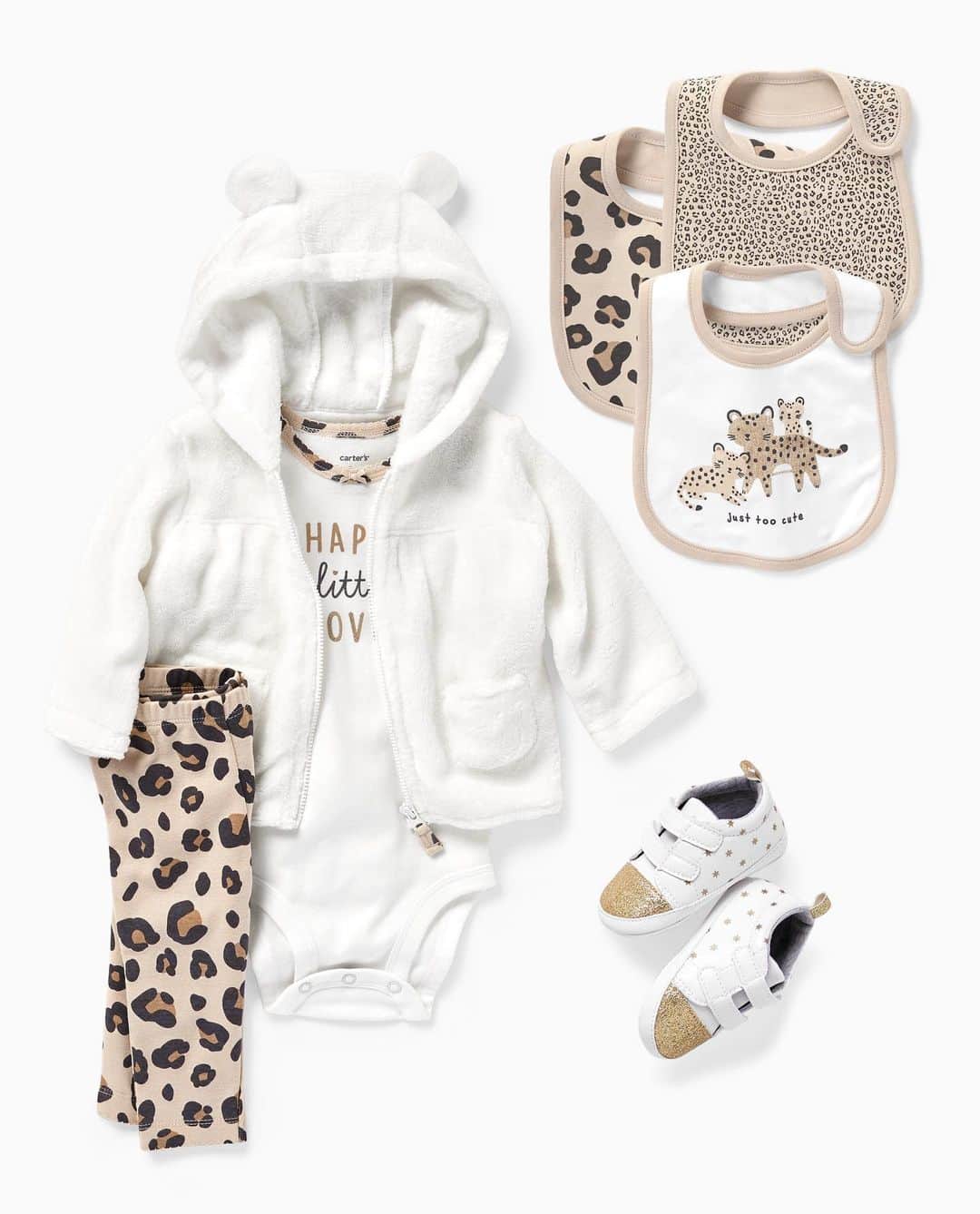 カーターズさんのインスタグラム写真 - (カーターズInstagram)「MEOW! We spot an extra catty cute outfit! 🤩🐆💛 #leopardprint #babygirl #lovecarters」11月13日 10時29分 - carters
